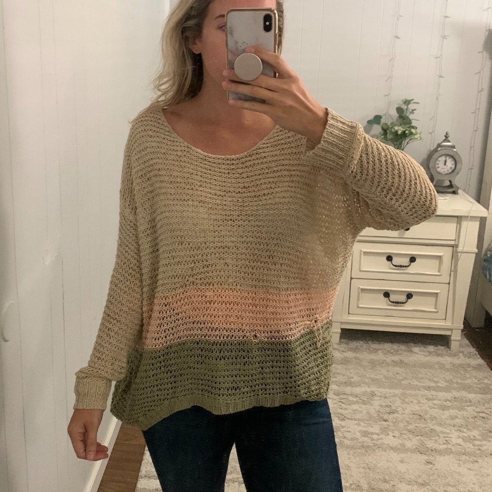 Shellsea Striped Sweater